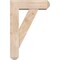 Ekena Millwork Traditional Craftsman Smooth Bracket w/ Offset Brace, Douglas Fir, 5 1/2"W x 16"D x 24"H BKT0604X16X24TRA04SDF - alternate 3